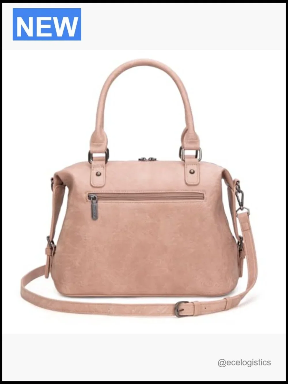Western Barrel Satchel Hobo Shoulder Bag with Detachable Strap